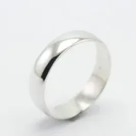 ALIANÇA PRATA 4 MM