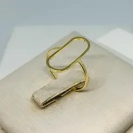 ANEL CUBO VAZADO ROSA