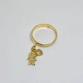ANEL MENINA PEQUENA PENDURADO ZIRCÔNIA