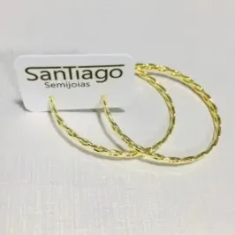 ARGOLA FIO TRANÇADO 4CM