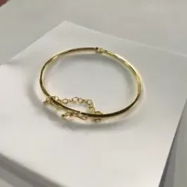 BRACELETE FEMININO PEGA-LADRÃO DOURADO