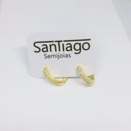 BRINCO ARGOLINHA CLICK 1 FILEIRAS MICROZIRCÔNIA N2 PH
