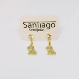 BRINCO CACHORRO PENDUREZA COM STRASS FTQ