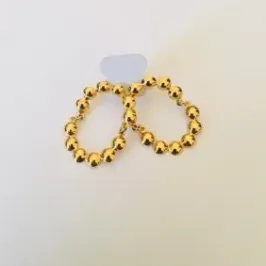 BRINCO CIRCULAR FLEXÍVEL DOURADO