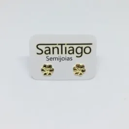 BRINCO FLORZINHA MARGARIDA DOURADO