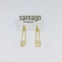 BRINCO HASTE FINA DUPLA MICROZIRCONIA PEQUENO PH