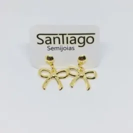 BRINCO LAÇO PENDUREZA DOURADO