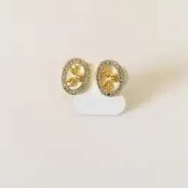 BRINCO OVAL MICROZIRCONIA PEQUENO 