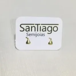 BRINCO PÊRA PEQUENO DOURADO