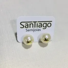BRINCO PÉROLA COM ESTRELA