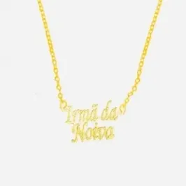 COLAR IRMÃ DA NOIVA DOURADO