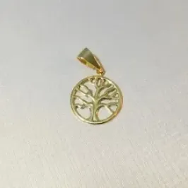 PINGENTE ARVORE DA VIDA PEQUENO DOURADO