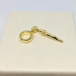 PINGENTE BERLOQUE PIMENTA DOURADO