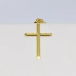 PINGENTE CRUCIFIXO COM GANCHO DOURADO 
