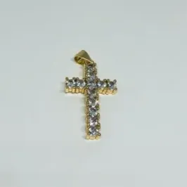 PINGENTE CRUCIFIXO DE ZIRCÔNIA PH
