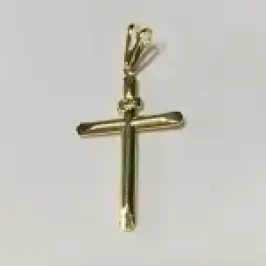 PINGENTE CRUCIFIXO INRI DOURADO 2CM X 4CM