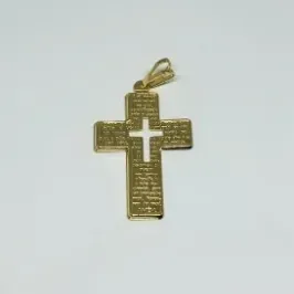 PINGENTE CRUCIFIXO PAI-NOSSO ADNY