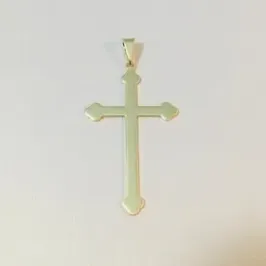 PINGENTE CRUCIFIXO PONTA MALTA DOURADO