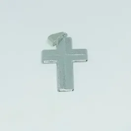PINGENTE CRUCIFIXO TRABALHADO INOX 