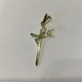 PINGENTE FÉ MÉDIO DOURADO