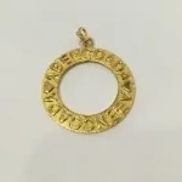 PINGENTE MANDALA ABENCOADA DOURADO