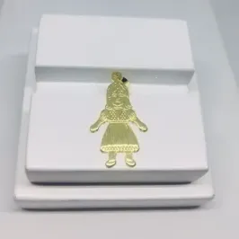 PINGENTE MENINA CLÁSSICO GRANDE ADNY