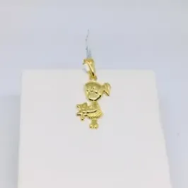 PINGENTE MENINA COM URSINHO 