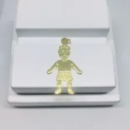 PINGENTE MENINO CLÁSSICO GRANDE ADNY