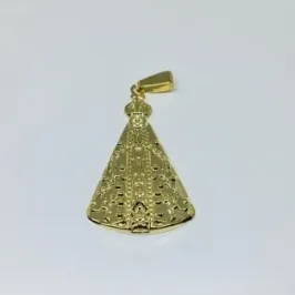 PINGENTE NOSSA SENHORA APARECIDA TRABALHADO GRANDE ADNY
