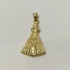 PINGENTE NOSSA SENHORA LISA DOURADA