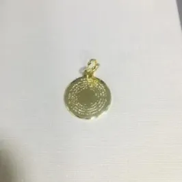 PINGENTE PAI-NOSSO TRADICIONAL PEQ/MÉDIO DOURADO