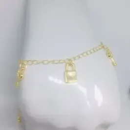 PULSEIRA FEMININA CHAVE E CADEADO FBNA