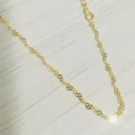 PULSEIRA INFANTIL CORAÇÃO MINÚSCULO VAZADO 