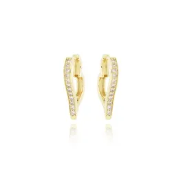 BRINCO ARGOLA GOTA/CORAÇÃO MICROZIRCÔNIA LZA