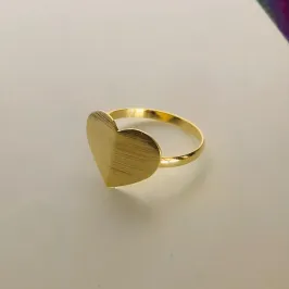 ANEL CORAÇÃO CHAPA ADNY