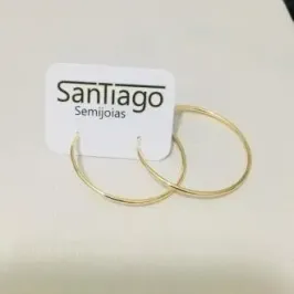 BRINCO ARGOLA FINA MÉDIA FECHADO