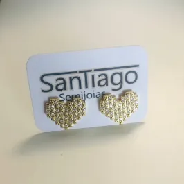 BRINCO CORAÇÃO CRAVEJADO MICROZIRCÔNIA PEQUENO SPE