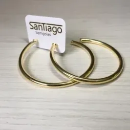 BRINCO ARGOLA TUBO GRANDE