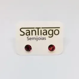 BRINCO PEDRA COLADA PEQUENO VERMELHO FTQUE