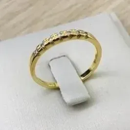 MEIA ALIANÇA ZIRC CRISTAL BEA