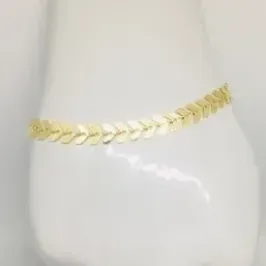 PULSEIRA FEMININA ESPINHA DE PEIXE FECHADA ADNY