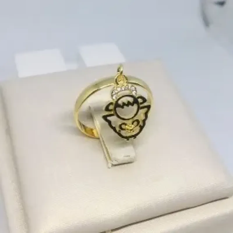 ANEL MENINA PENDURADO ZIRCÔNIA