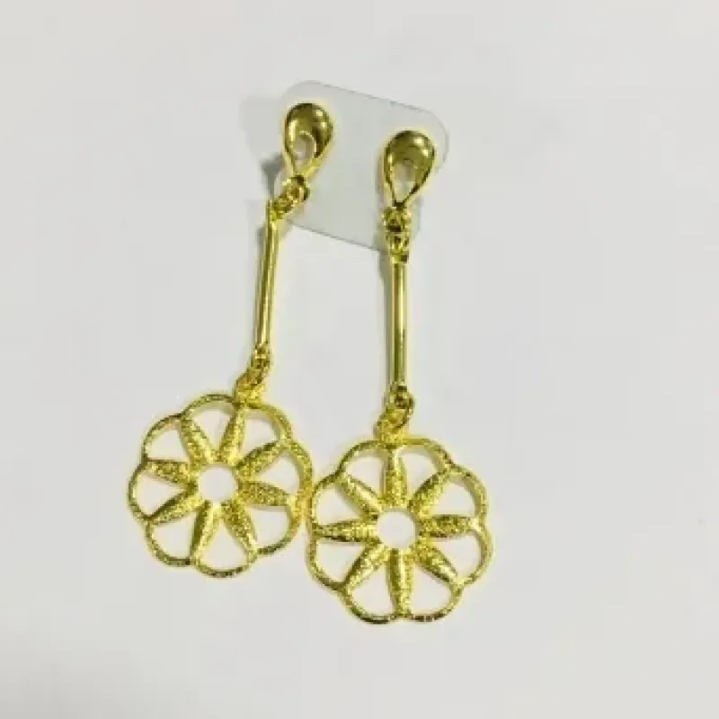 BRINCO BASTÃO COM FLOR PENDUREZA 