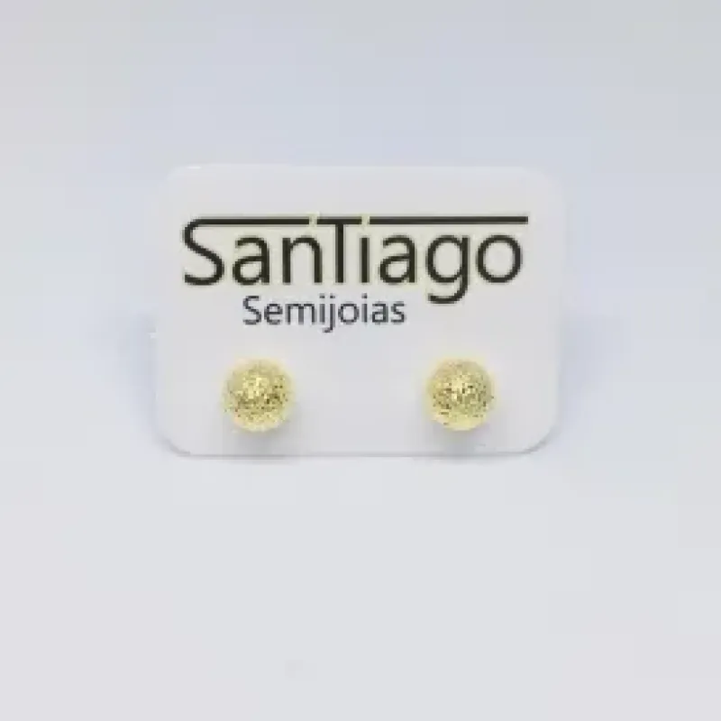 BRINCO BOLA FOSCA DOURADO N3