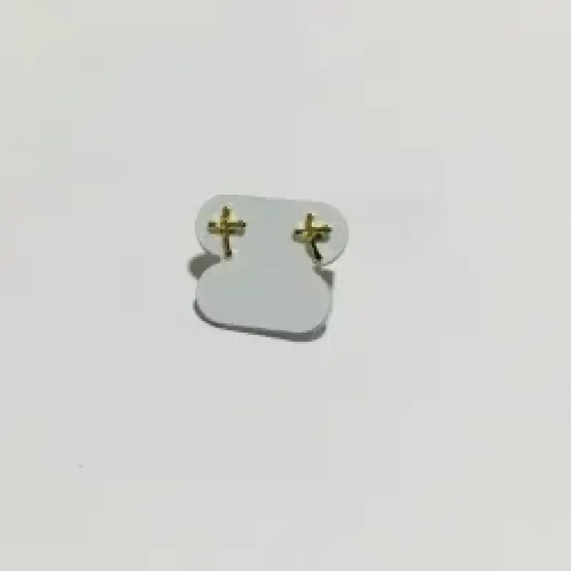 BRINCO CRUZ FINO PEQUENO DOURADO