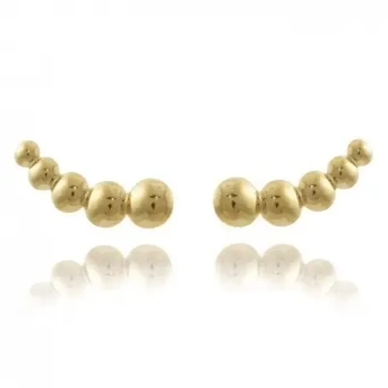 BRINCO EAR CUFF 5 BOLAS LISO LZA