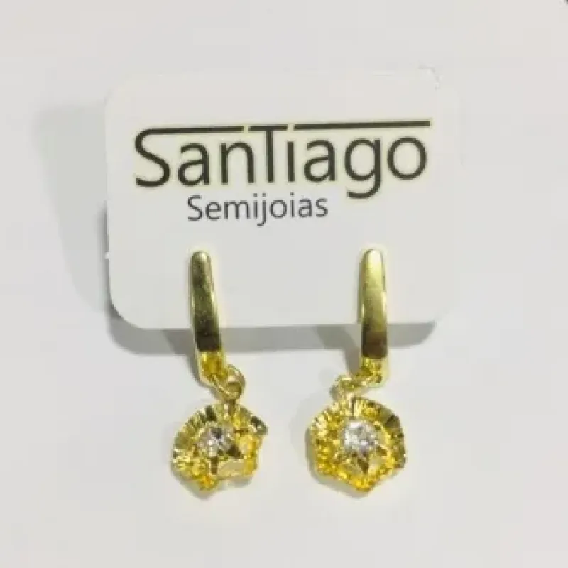 BRINCO FLOR HASTE PENDUREZA 