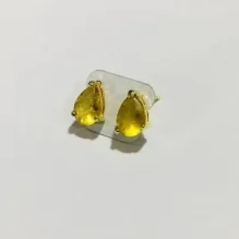 BRINCO PEDRA FOSCA BEGE MÉDIO 