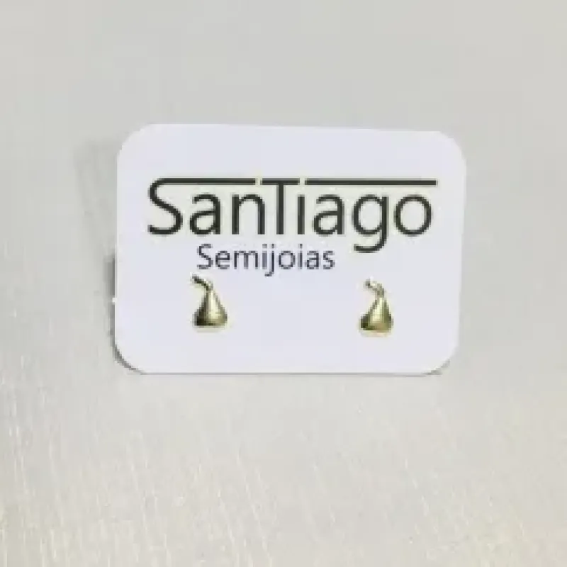 BRINCO PÊRA PEQUENO DOURADO