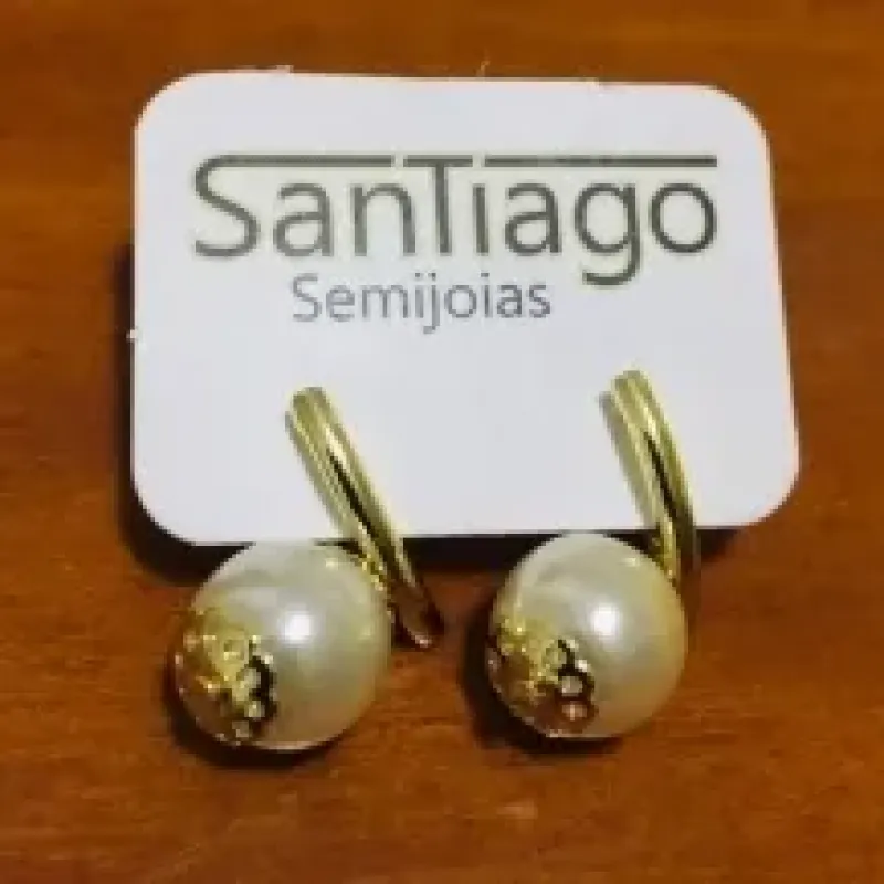 BRINCO PÉROLA COM HASTE 